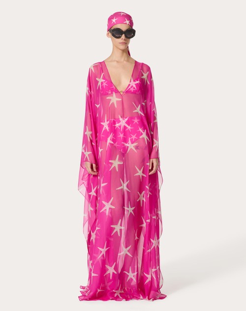 Red Valentino ABITO DA SERA IN CHIFFON STARFISH Only for today