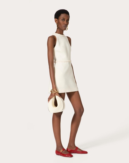 Red Valentino ABITO CORTO IN CREPE COUTURE Solo un giorno rimasto