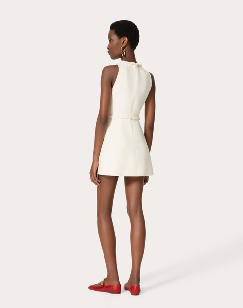 Red Valentino ABITO CORTO IN CREPE COUTURE Solo un giorno rimasto