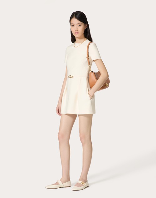 Red Valentino ABITO CORTO IN CREPE COUTURE Super sconto