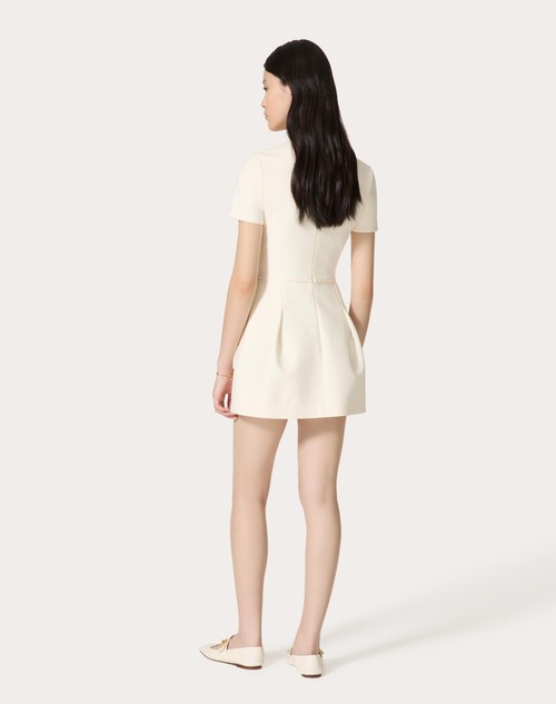 Red Valentino ABITO CORTO IN CREPE COUTURE Super sconto