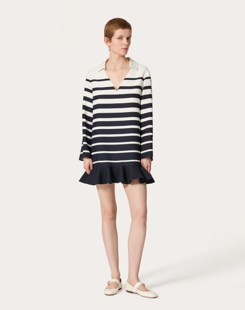 Red Valentino ABITO CORTO IN CREPE COUTURE VALENTINO ROOMVIEW Esporta salva