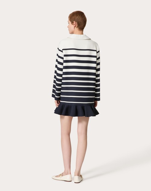 Red Valentino ABITO CORTO IN CREPE COUTURE VALENTINO ROOMVIEW Esporta salva