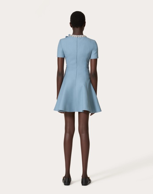 Red Valentino ABITO CORTO IN CREPE COUTURE RICAMATO Italia