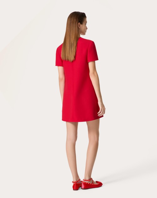 Red Valentino ABITO CORTO IN CREPE COUTURE Shopping Online
