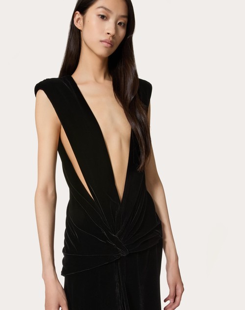 Red Valentino GOWN IN VELLUTO Prezzo Ridotto