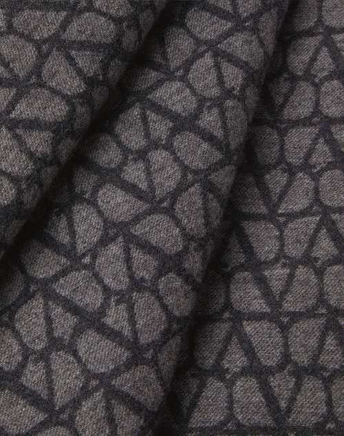 Red Valentino PONCHO DOUBLE TOILE ICONOGRAPHE IN LANA E CACHEMIRE Negozio