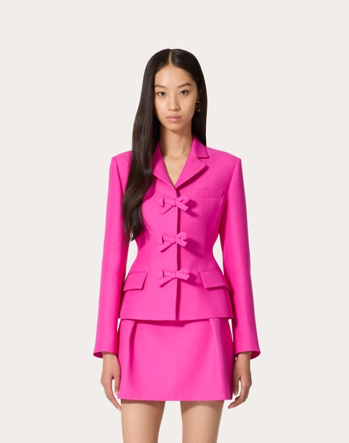 Red Valentino GIACCA IN CREPE COUTURE Sconto di tempo limitato