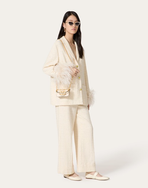 Red Valentino GIACCA IN DELICATE TWEED Negozio online di fabbrica