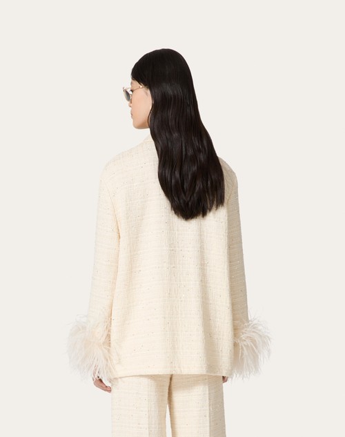 Red Valentino GIACCA IN DELICATE TWEED Negozio online di fabbrica