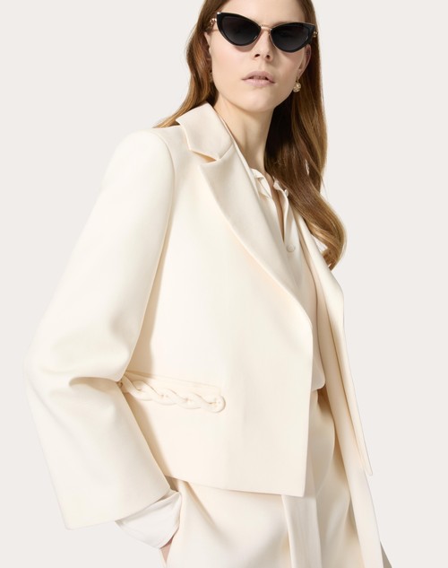 Red Valentino GIACCA IN CREPE COUTURE Prezzo di fabbrica