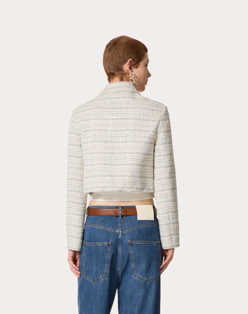 Red Valentino GIACCA IN DELICATE TWEED Flash Sale