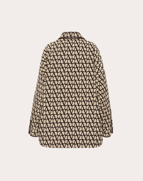 Red Valentino OVERSHIRT IN TOILE ICONOGRAPHE LIGHT Offerta esclusiva