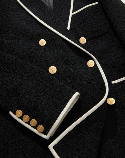 Red Valentino BLAZER IN LIGHT WOOL TWEED Cyber Monday