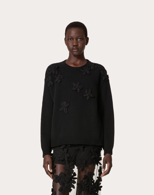 Red Valentino MAGLIA IN LANA RICAMATA Offerta Pasqua