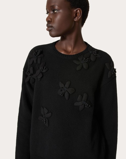 Red Valentino MAGLIA IN LANA RICAMATA Offerta Pasqua