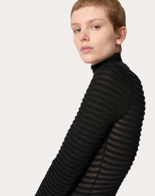 Red Valentino MAGLIA IN VISCOSA E LANA Offerta per la Festa della Mamma