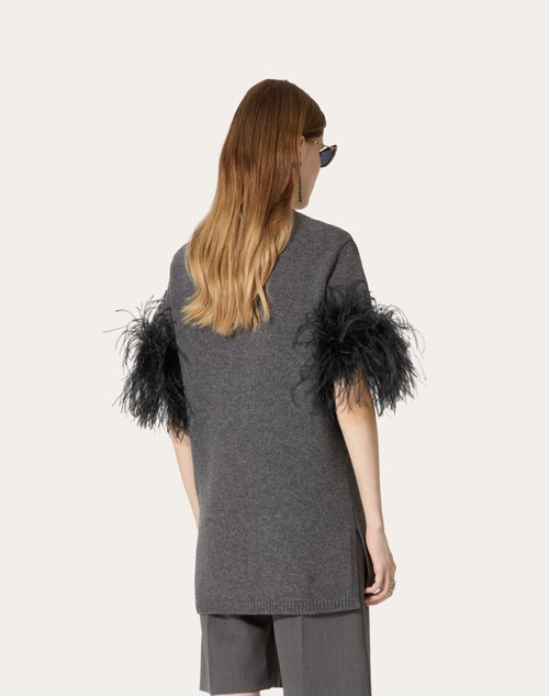 Red Valentino MAGLIA IN LANA CON PIUME Latest fashion