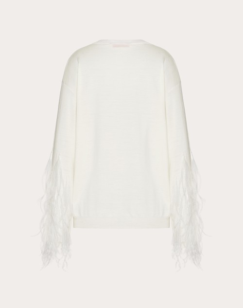 Red Valentino MAGLIA IN LANA CON PIUME Lightning offer