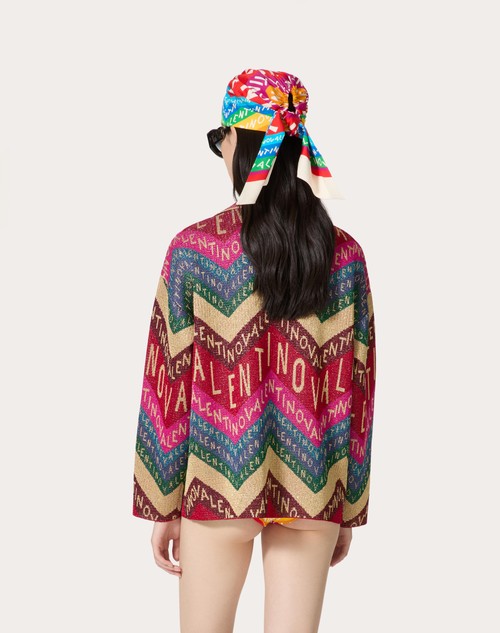 Red Valentino MAGLIA IN LUREX VALENTINO CHEVRON Nuovi prodotti