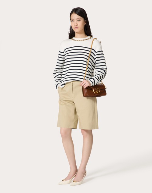 Red Valentino MAGLIA IN COTONE RICAMATA Comprane uno, ottenene uno gratis