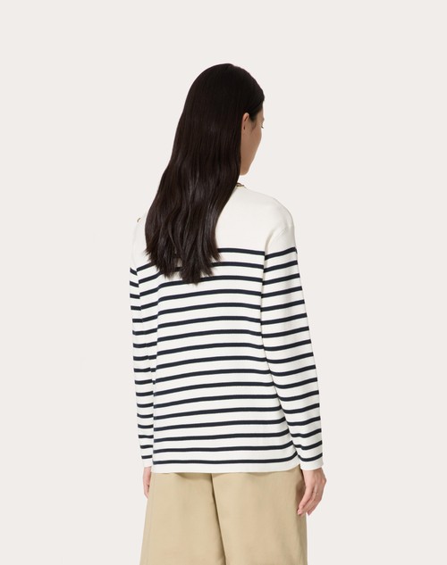 Red Valentino MAGLIA IN COTONE RICAMATA Comprane uno, ottenene uno gratis