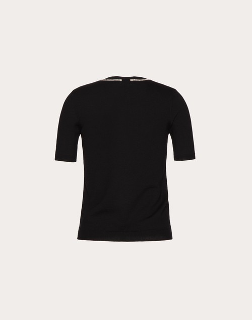 Red Valentino MAGLIA IN LANA RICAMATA Ritorno libero