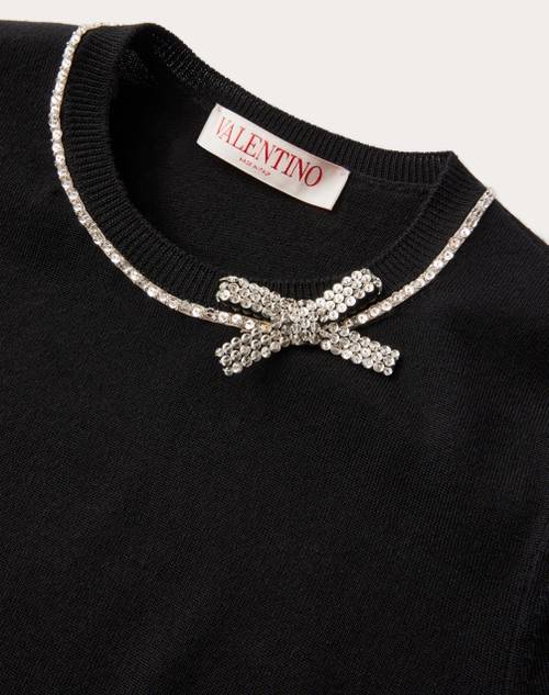 Red Valentino MAGLIA IN LANA RICAMATA Ritorno libero