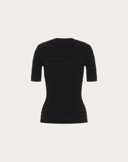 Red Valentino MAGLIA IN STRETCHED VISCOSE TOILE ICONOGRAPHE Rilascio limitato