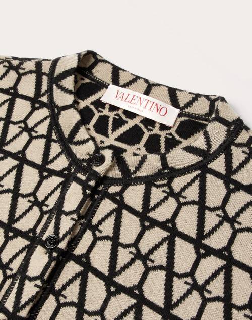 Red Valentino CARDIGAN IN LANA TOILE ICONOGRAPHE ACQUISTA ORA