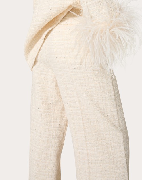 Red Valentino PANTALONI IN DELICATE TWEED Officina