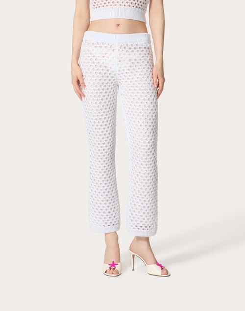 Red Valentino PANTALONI IN VISCOSE, LUREX AND PAILLETES Duty-free
