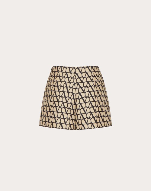 Red Valentino SHORTS IN CREPE COUTURE TOILE ICONOGRAPHE Pezzi Unici