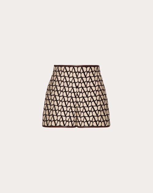 Red Valentino SHORTS IN TOILE ICONOGRAPHE LIGHT Soddisfazione Garantita