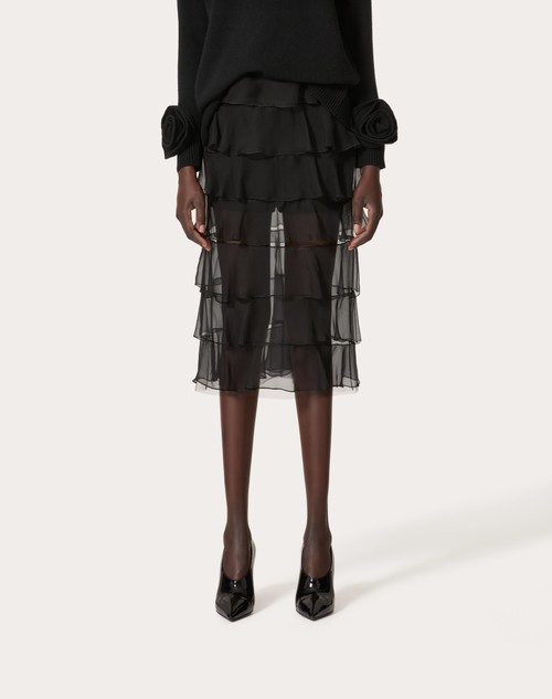 Red Valentino GONNA IN CHIFFON Acquista Ora