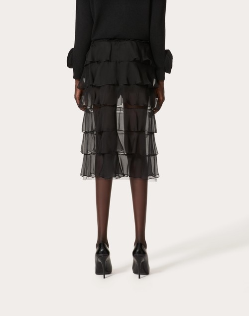 Red Valentino GONNA IN CHIFFON Acquista Ora