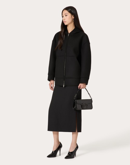 Red Valentino GONNA MIDI IN GRISAILLE Consegna Veloce