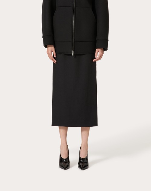 Red Valentino GONNA MIDI IN GRISAILLE Consegna Veloce