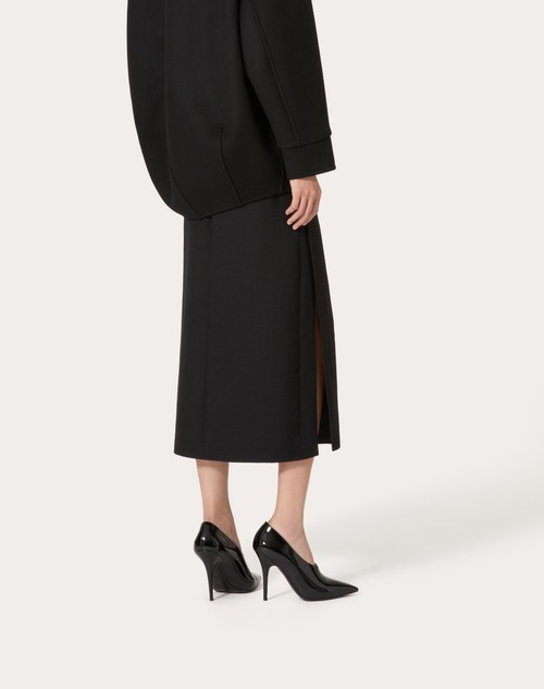 Red Valentino GONNA MIDI IN GRISAILLE Consegna Veloce