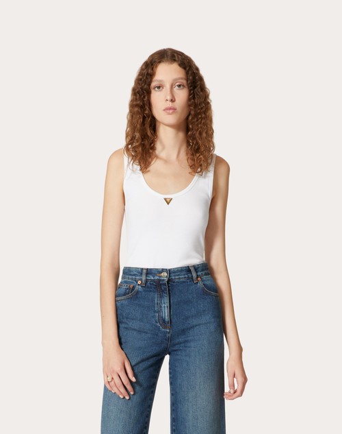 Red Valentino TOP IN RIBBED COTTON I Più Venduti