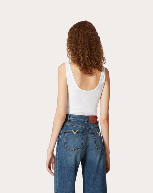 Red Valentino TOP IN RIBBED COTTON I Più Venduti