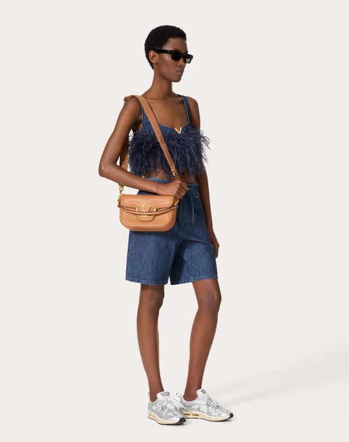 Red Valentino TOP IN CHAMBRAY DENIM Flash Sale