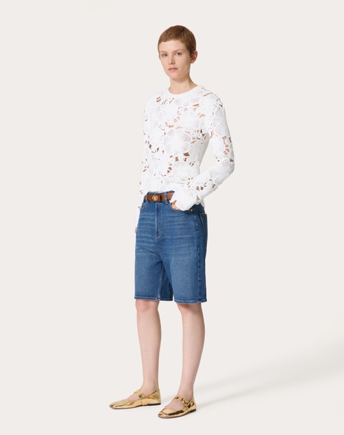 Red Valentino BERMUDA IN DENIM Shopping online