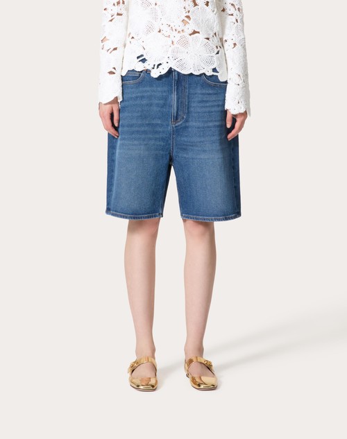 Red Valentino BERMUDA IN DENIM Shopping online