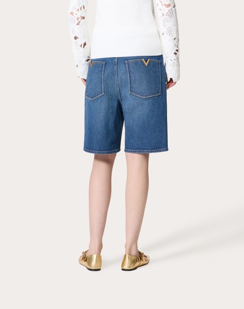 Red Valentino BERMUDA IN DENIM Shopping online