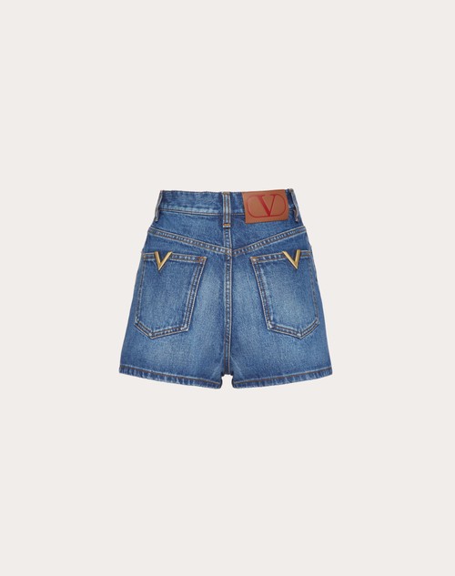 Red Valentino SHORTS IN DENIM Cyber Monday