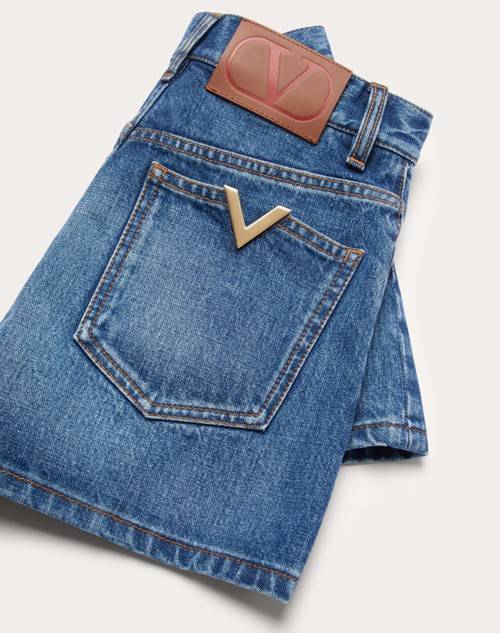 Red Valentino SHORTS IN DENIM Cyber Monday