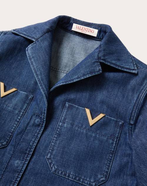 Red Valentino TUTA IN CHAMBRAY DENIM Offerta San Valentino
