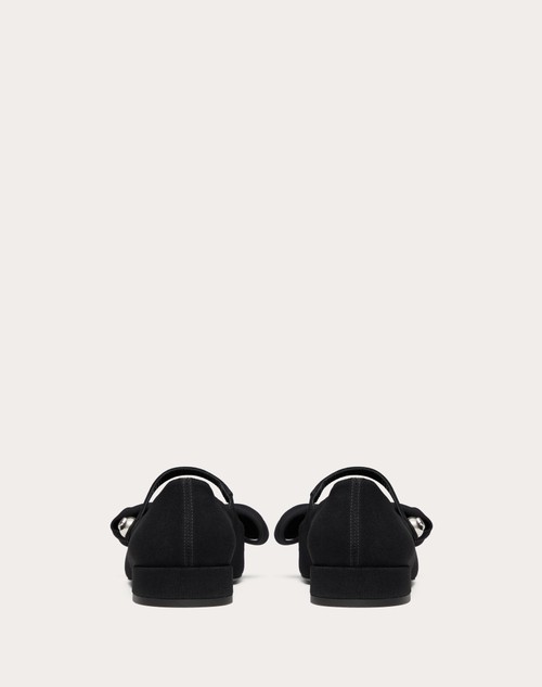 Red Valentino BALLERINA MARY-JANE VALENTINO GARAVANI BOWJANE IN TESSUTO CREPE 20MM Comprane uno, ottenene uno gratis