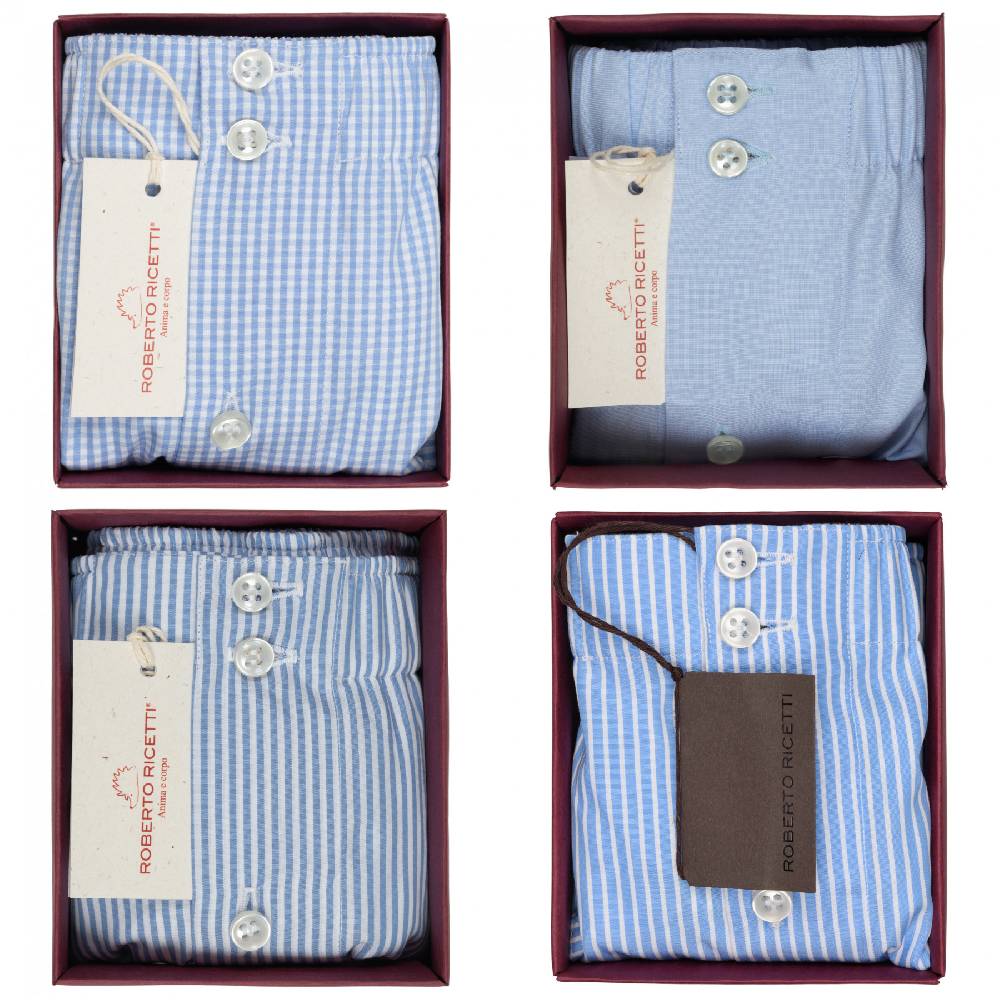 Roberto Ricetti SET "AZZURRO" - BOXER SUPPORT DB1 - SIZE 50 Offerte